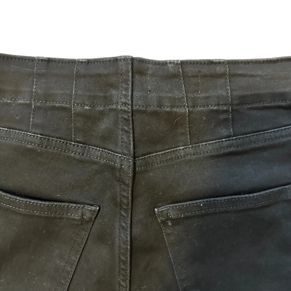 NWT Anthropologie Corset Black Mid-Rise Skinny Jeans size 23T by Pilcro.